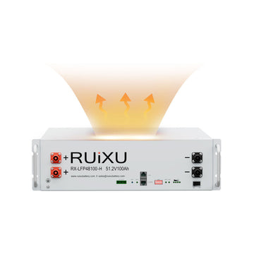 RUiXU Battery 5.2kWh 100AH | 51.2V | Indoor | Heated UL1973, UL9540A